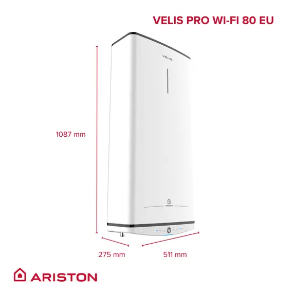 Bolier Ariston VELIS PRO Wifi 80L Electric, 2 imazh