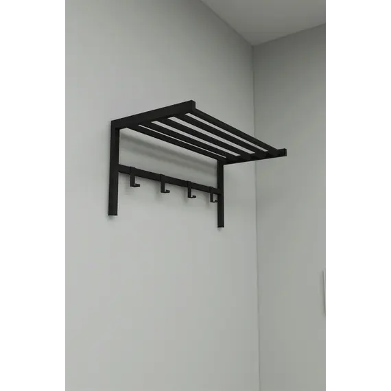 MOBILJE METAL COAT HANGER - BLACK, 2 imazh
