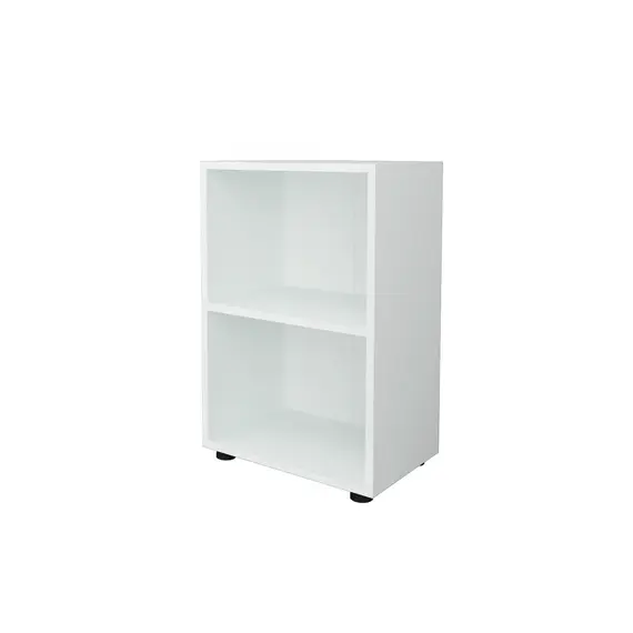 MOBILJE FOLDER WITH 2 SHELVES - WHITE, 4 imazh