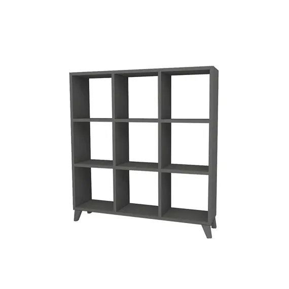 MOBILJE CUBE/SQUARE BOOKSHELF - ANTHRACITE, 2 imazh