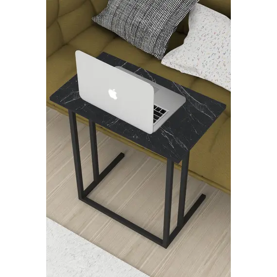 MOBILJE METAL LAPTOP TABLE - BE-NOIR, 2 imazh
