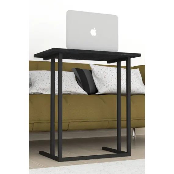 MOBILJE METAL LAPTOP TABLE - BE-NOIR, 3 imazh