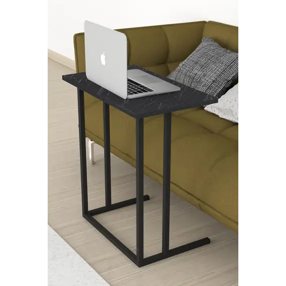 MOBILJE METAL LAPTOP TABLE - BE-NOIR, 4 imazh