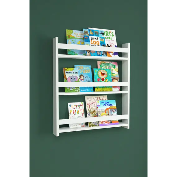 MOBILJE MONTESSORI BOOKSHELF WITH 3 SHELVES - WHITE