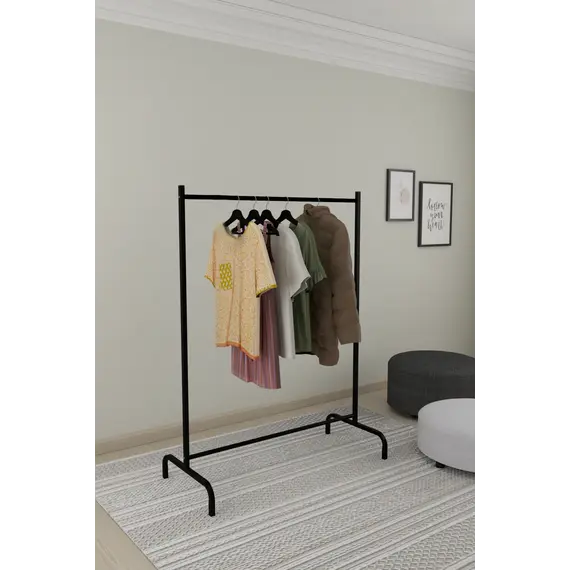 MOBILJE METAL CLOTHES HANGER STAND - BLACK