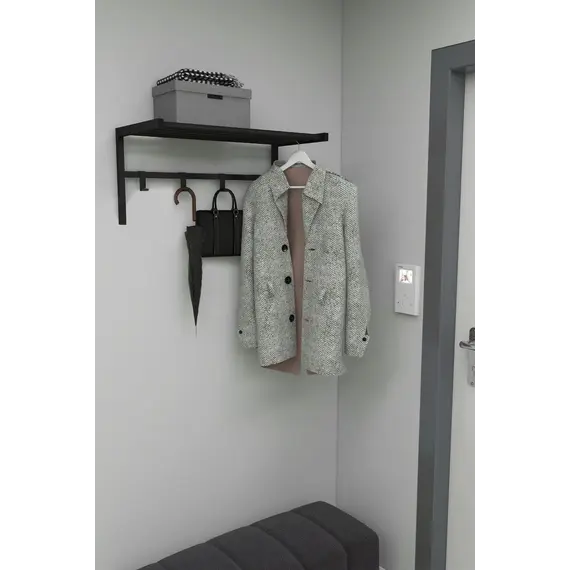 MOBILJE METAL COAT HANGER - BLACK