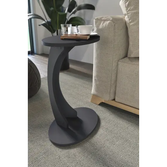 MOBILJE ELLIPSE SIDE TABLE ANTHRACITE