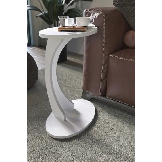 MOBILJE ELLIPSE SIDE TABLE - WHITE