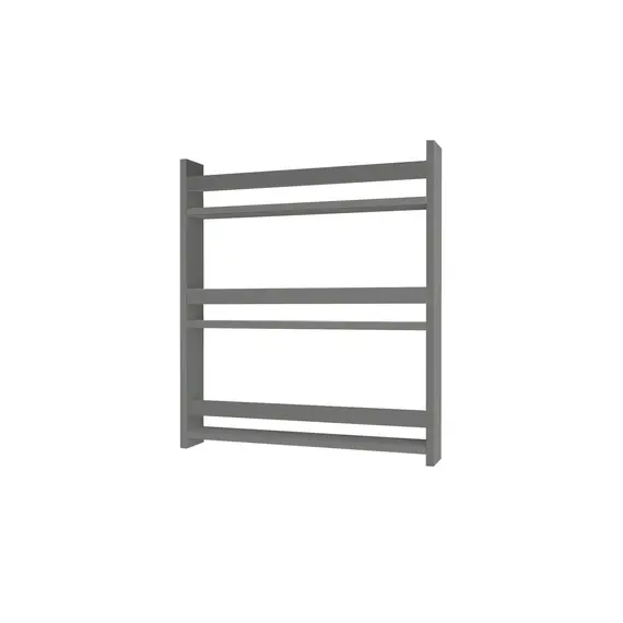 MOBILJE MONTESSORI BOOKSHELF WITH 3 SHELVES . ANTHRACITE, 4 imazh
