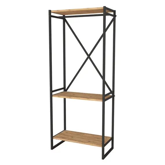 MOBILJE METAL COAT STAND SHOERACK - PINE, 6 imazh
