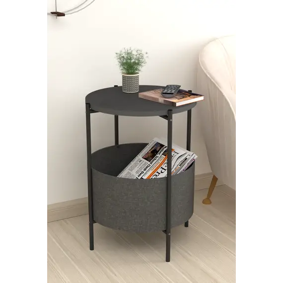 MOBILJE COFFEE TABLE WITH BAG - ANTHRACITE