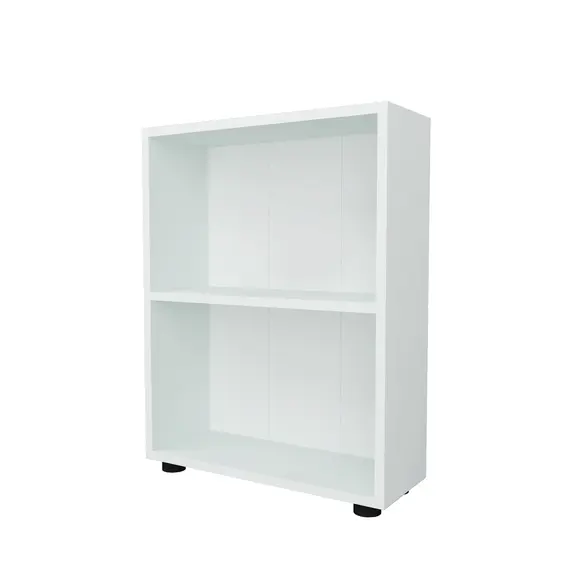 MOBILJE 2 SHELVES CHIPBOARD BOOKSHELF - WHITE
