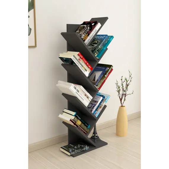 MOBILJE TREE BOOKSHELF - ANTHRACITE, 2 imazh
