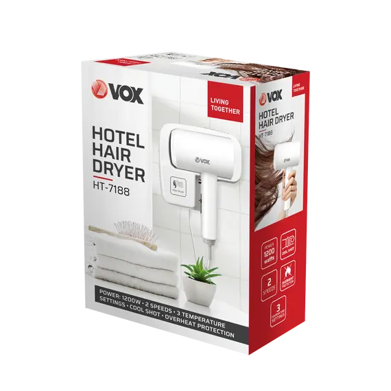 Tharëse Flokësh VOX HT 7188, 2 imazh