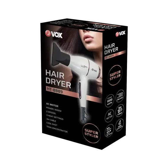 Tharëse Flokësh VOX HT 8889, 2 imazh