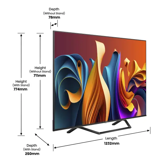 TV 55" Hisense 55A7NQ QLed 4K ULTRA HD Smart Tv, 12 imazh