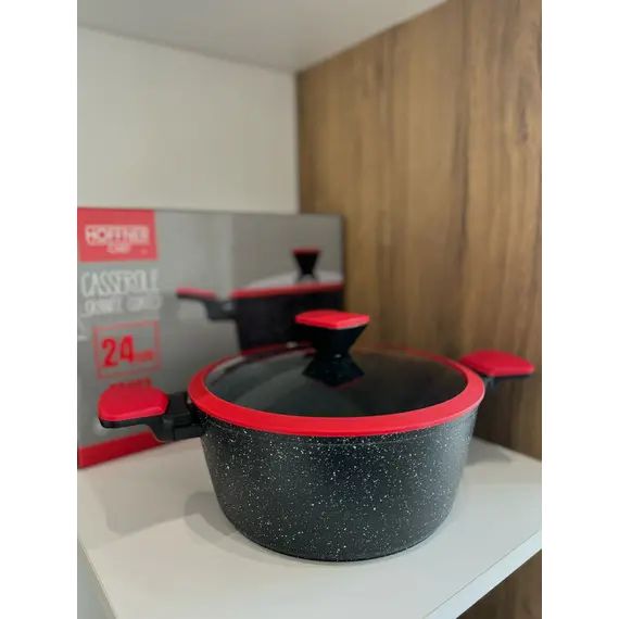 Tenxhere CASSEROLE GRANITED COATED 24cm, 2 imazh