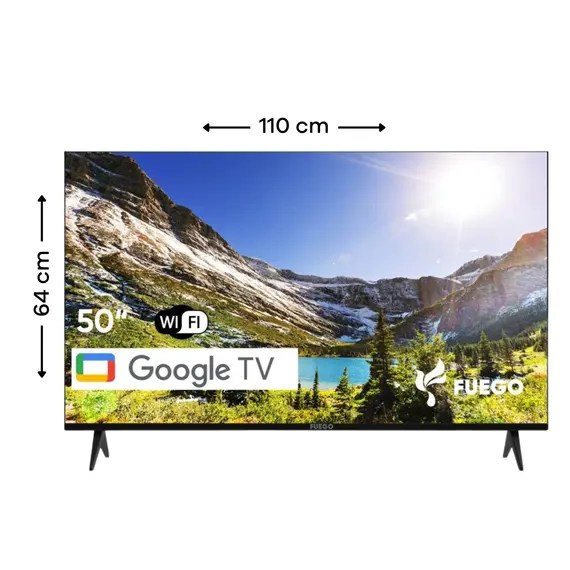 TV 50" FUEGO 50ELU720GTV LED 4K ULTRA HD Smart Google TV, 2 imazh