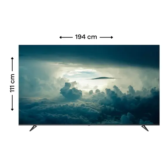TV 85" FUEGO 85ELU720GTV LED 4K Ultra HD Smart Google TV, 2 imazh