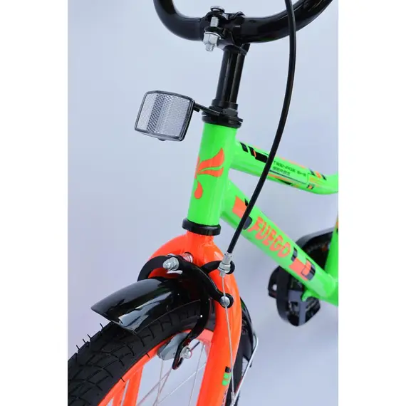 BICIKLETE FUEGO EL NINJO GB10.5-16 BLACK/YELLOW, 2 imazh