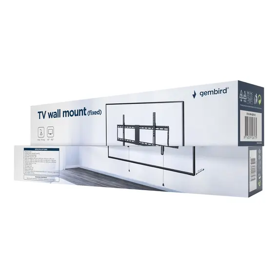 Mbajtese TV GEMBIRD WM-90F-01 43”-90”, 2 imazh