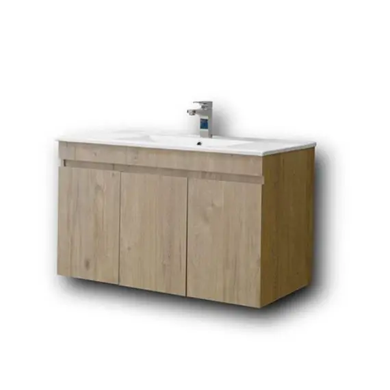 Mobilje Hidrosanitare Modeli OMEGA BEIGE OAK 100x45cm, 4 imazh