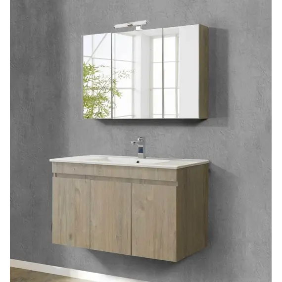 Mobilje Hidrosanitare Modeli OMEGA BEIGE OAK 100x45cm