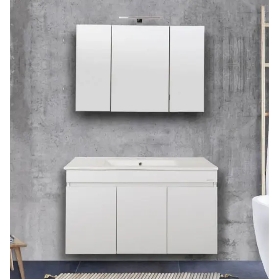 Mobilje Hidrosanitare Modeli OMEGA WHITE GLOSS 100x45cm