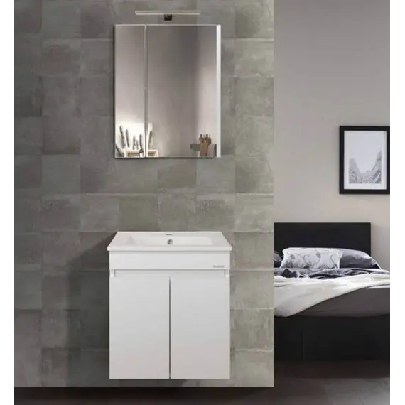 Mobilje Hidrosanitare Modeli OMEGA WHITE GLOSS 75x45cm