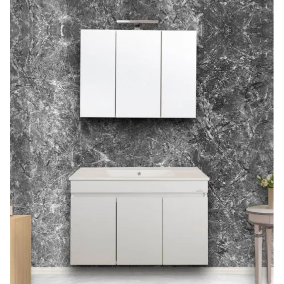 Mobilje Hidrosanitare Modeli OMEGA WHITE GLOSS 80x45cm