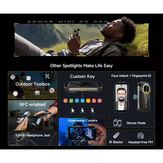 Smartphone ARMOR Mini 20 Pro, 4 imazh