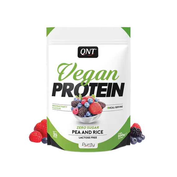 Vegan protein 500gr red fruits QNT