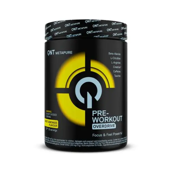 Pre-workout OVERDRIVE - MANGO - RASPBERRY - CHILD CHERRY - SWEET LEMONADE, 4 imazh