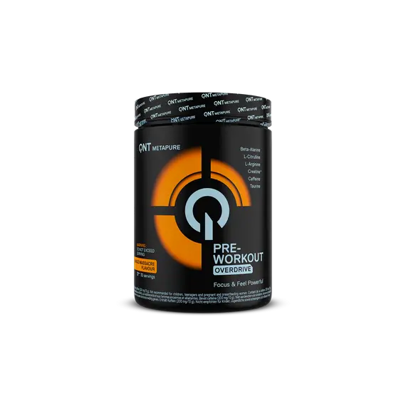 Pre-workout OVERDRIVE - MANGO - RASPBERRY - CHILD CHERRY - SWEET LEMONADE