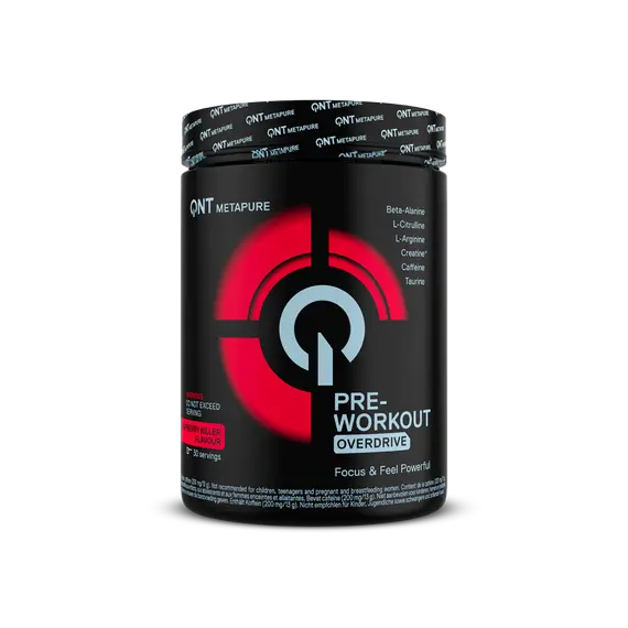 Pre-workout OVERDRIVE - MANGO - RASPBERRY - CHILD CHERRY - SWEET LEMONADE, 3 imazh