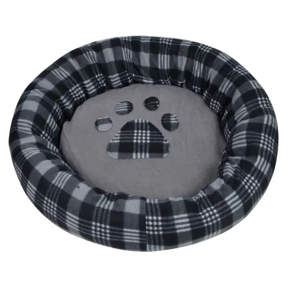 Krevat Qeni Gri 60cm Rrumbullak