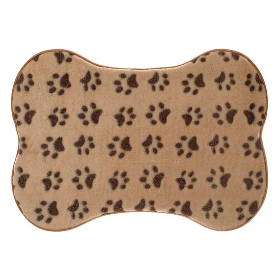 Rrugicë për kafshë shtëpiake me stampime putrash, 58x42 cm