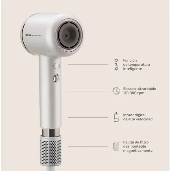 Tharese Flokesh Ufesa BLDC PRO Iconic Tech, 2 imazh