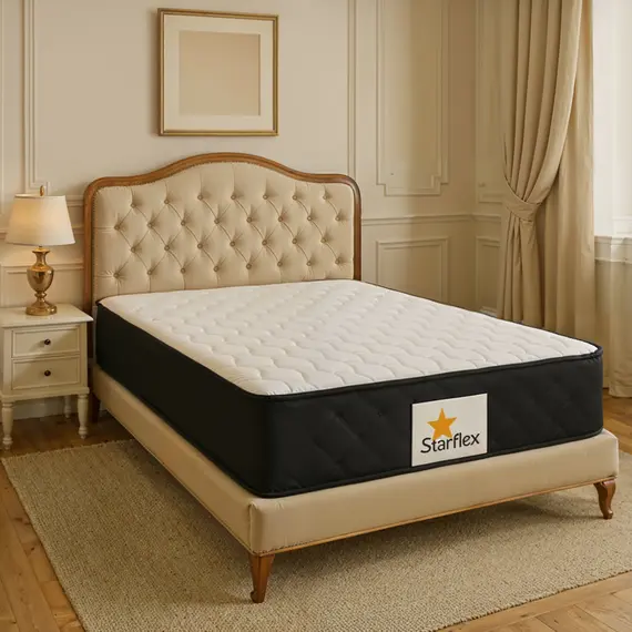 Dyshek Starflex 90x190 cm + 1 Jastëk Komfort 40x60 cm + carcaf dhurate, 3 imazh