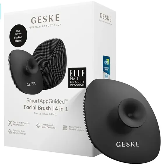 Furçë pastruese për fytyrën SmartAppGuided™ 4 në 1 E zezë