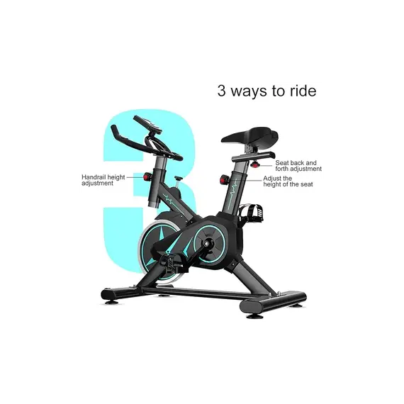 Biçikletë Statike Spin Bike + Biçikletë POLAR WIZARD 3.0 V-Brake Black 26” Dhurate, 4 imazh