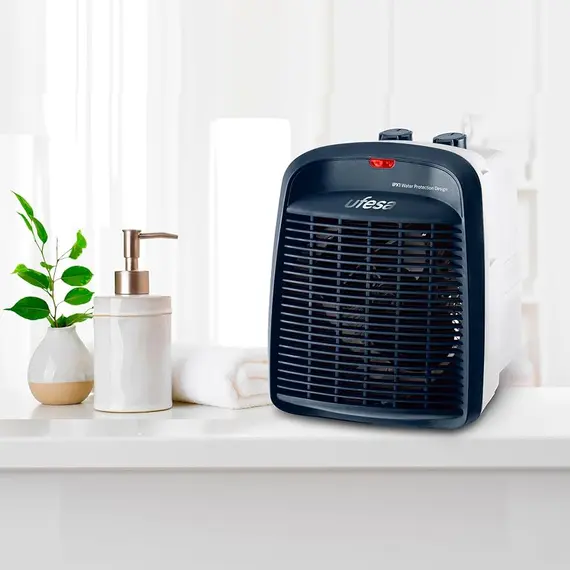 Ngrohëse Ufesa CF2003IP Persei Blue 2000W me Termostat dhe Mbrojtje IP21, 2 imazh