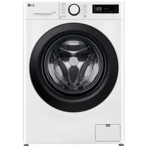Lavatriçe LG F2WR509SBW 9 kg – Inverter Direct Drive, Steam Care