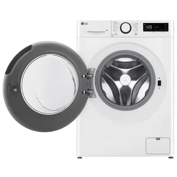 Lavatriçe LG F2WR509SBW 9 kg – Inverter Direct Drive, Steam Care, 2 imazh