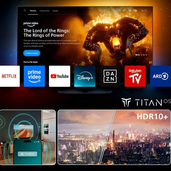 TV 43" Philips 43PUS7000/12 LED 4K Ultra HD Smart Titan OS, 4 imazh