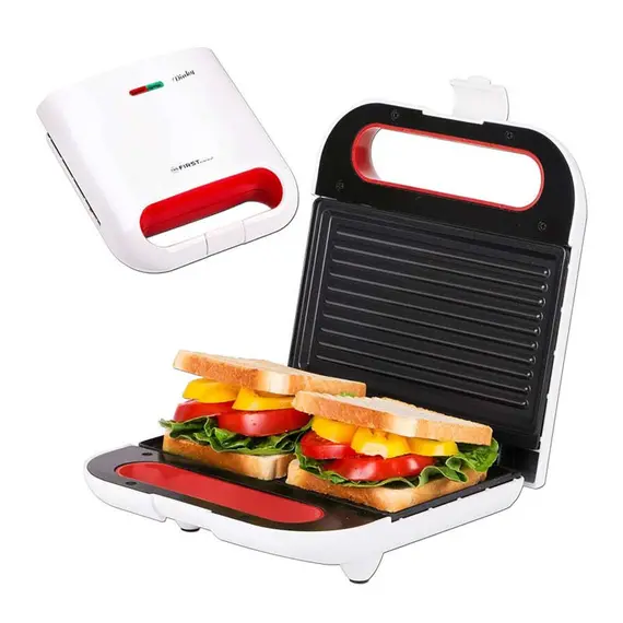 Toster First Austria FA-5338-5 800W me Pllaka Alumin Jo Ngjitëse – Ngjyrë e Bardhë