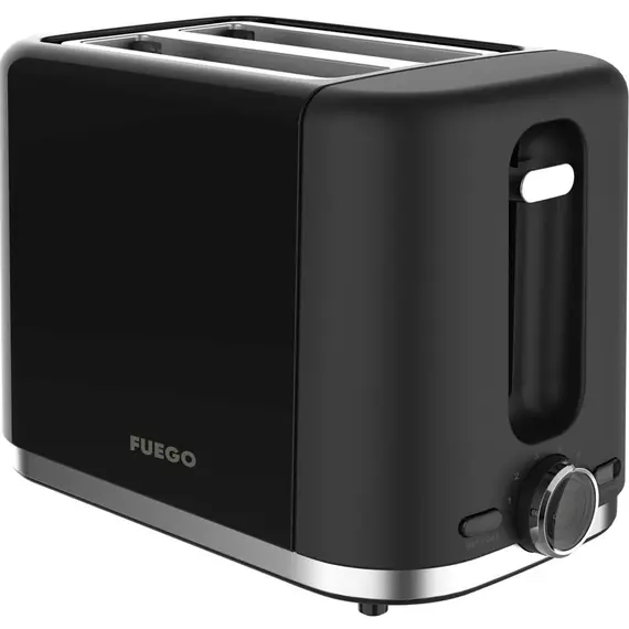 Toster Fuego Majestic T311 870W me Pllaka Grile Jo Ngjitëse – Ngjyrë e Zezë