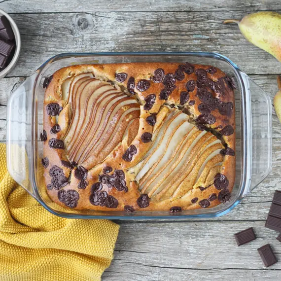 Tave Qelqi Pyrex - Rezistente ndaj temperatures, 35x23 cm & 39x25 cm, 4 imazh