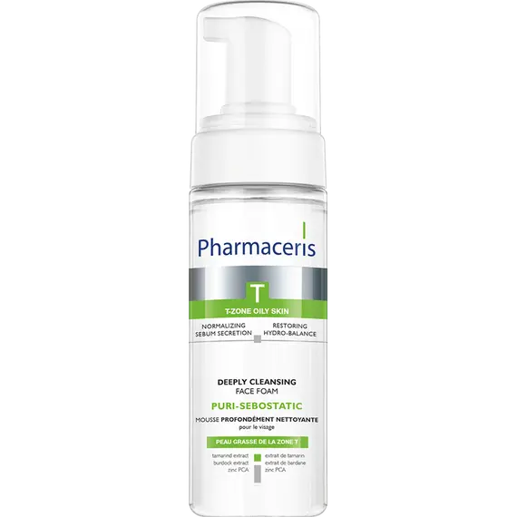 Xhel pastrues sebostatik për fytyrën Pharmaceris Puri-Sebostatic 150 ml