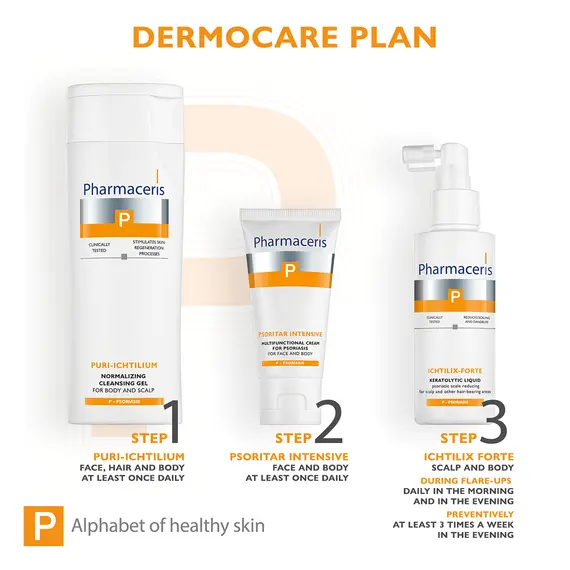 Xhel pastrues me ihtiol për lëkurë problematike Pharmaceris Puri-Ichtilium 250 ml, 5 imazh